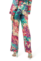 Forest-print Trousers